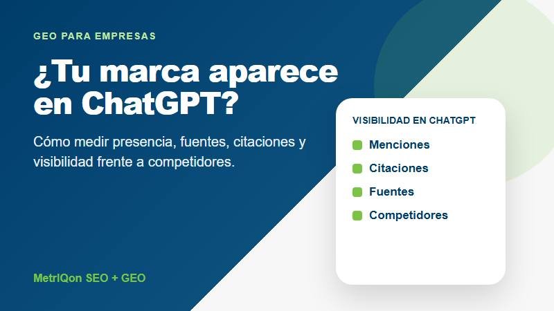Cómo saber si tu marca aparece en ChatGPT y medir menciones, citaciones, fuentes y visibilidad